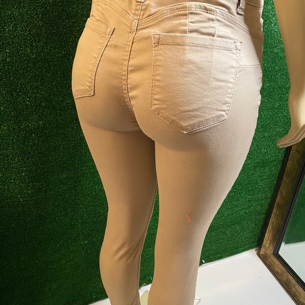 Khaki Uniform Skinny Jeans Size 9